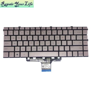 US English Pink no backlit keyboard HP pavilion X360 14-DV 14-DW 14M-DW 14T-DW - Afbeelding 1 van 5
