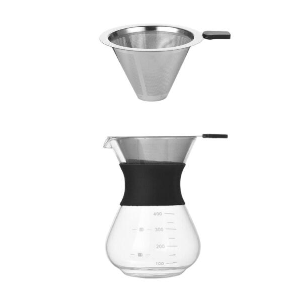 Pour Over Coffee Maker Cone Filter for Hand Brewed Coffee Espresso Household Photo Related