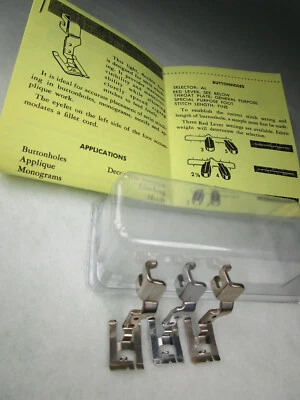 Singer SLANT SHANK Sewing Machines SPECIAL PURPOSE FOOT 161167 +Info 1 Hole Cord - Image 1 of 4