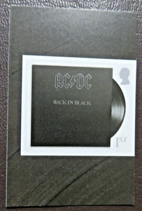 GB 2025 SG5292 AC/DC BACK IN BLACK 1st CLASS BOOKLET STAMP - MNH - Picture 1 of 1