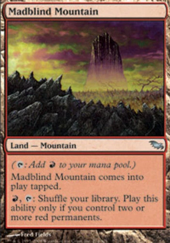 Madblind Mountain ~ Lightly Played Shadowmoor MTG Magic UltimateMTG Land Card - Image 1 of 1