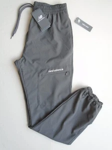 NEW BALANCE All Motion JOGGERS Mens Running Pants w/Mesh Cargo Gray Size M - Picture 1 of 3