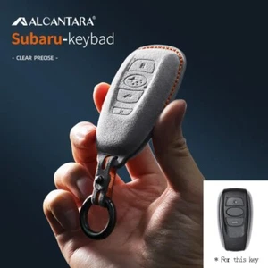 Alcantara Key Bag Case Cover Shell Fob Keychain For Subaru BRZ Forester Legacy - Bild 1 von 30