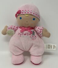Carter’s Child Of Mine My First Doll Rattle Plush Stuffed Toy Blonde Pink READ