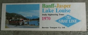Brewster Transport - Gray Line Tour Banff-Jasper Lake Louise - 1970 Brochure - Picture 1 of 5