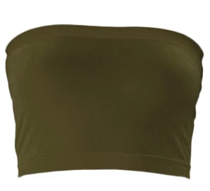 Seamless Tube Bra Bandeau Top - Picture 1 of 25