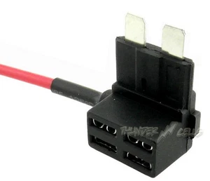 Adaptador de doble circuito estándar ATC/ATO Blade Fuse TAP cable de 16 AWG - Imagen 1 de 4