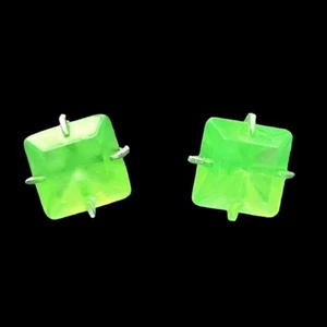 Arco Iris Alto Jade Cazador Muñeca Conjunto Joyería Pendientes Tachonados Verdes - Imagen 1 de 3