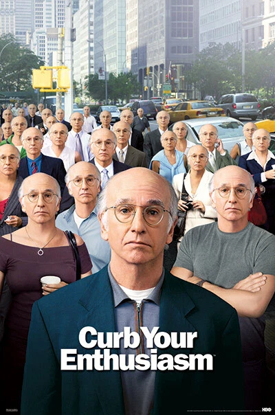 Curb Your Enthusiasm Larry David Seinfeld HBO licensed 24x36 poster NYC LA Gift!