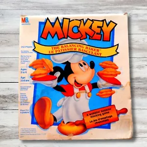 Vintage Mickey The Balancing Baker Game By Milton Bradley - Foto 1 di 6