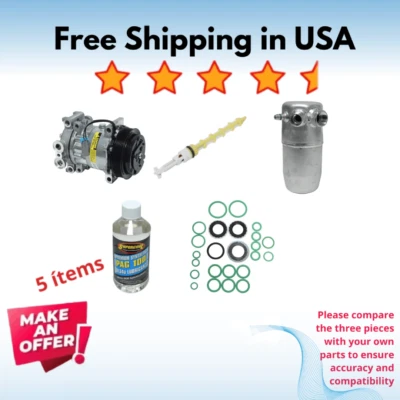 Compressor & Driers A/C Fit Chevrolet C1500 Suburban 1996-1999 - Image 1 of 4
