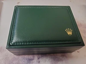 Vintage Rolex Green watch box #12.00.71,booklet sets,outer box - Picture 1 of 9