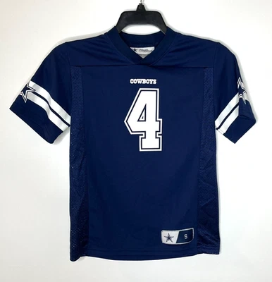 Camiseta Dallas Cowboys Dak Prescott #4 - Juvenil Talla Pequeña Foto 1 de 4