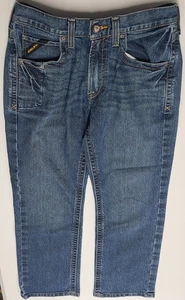 Ariat Rebar M5 Jeans Herren 30x30 (30x29) Blau Straight Leg Medium Wash Workwear - Bild 1 von 20
