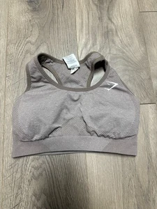 Damen Gymshark Vital Seamless 2.0 Sport BH Gr. M braun hellbraun - Bild 1 von 4