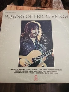 Eric Clapton the History of Eric Clapton 2LP Vinyl Record 1972 Slowhand Epic Alb - Picture 1 of 5
