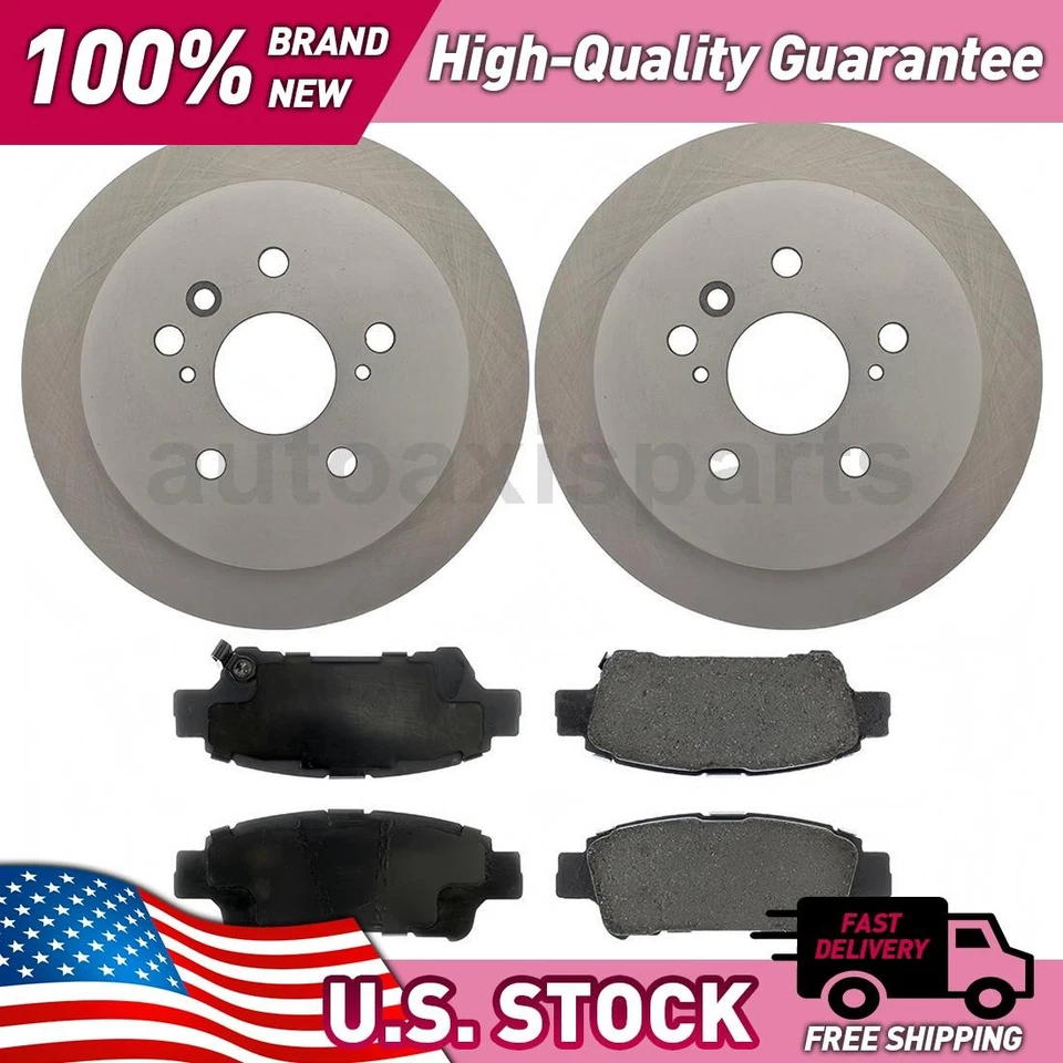 Kit de actualización de freno de disco de piezas traseras centradas para Toyota Sienna 2004-2010 Foto 1 de 1