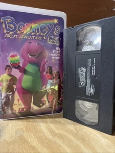 Barney’s Great Adventure The Movie (VHS, Clamshell) Vintage Kids Video - Imagen 1 de 3