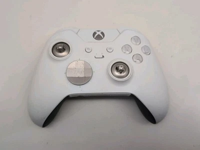 Xbox One Series 1 Elite Controller White (No Thumb Stick & Battery Cover) Read  - Image 1 of 4