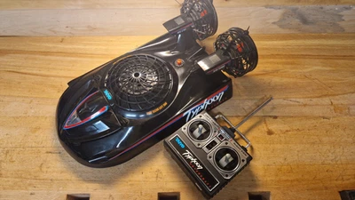 Vintage 1980er Taiyo Dickie R/C Mini Typhoon Hovercraft Fernbedienung - Bild 1 von 4