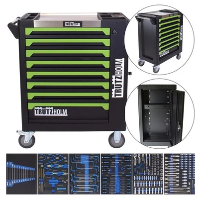 Werkzeugwagen Werkstattwagen 8 Schubladen 249 tlg. gefüllt Schaumeinlagen CR-V - Bild 1 von 4