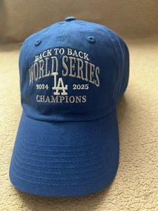 Dodgers Back To Back World Series 2025 Champions Hat - Picture 1 of 4