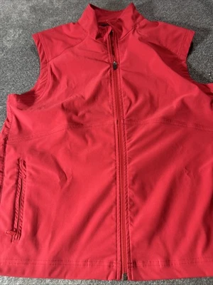 Zero Restriction Golf Vest Red Lightweight ZR Logo Men’s L - Image 1 of 4