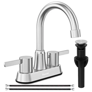 Bathroom Faucets, Bathroom Faucet 3 Hole, Bathroom Sink Faucet, Faucet for Si... - Bild 1 von 8