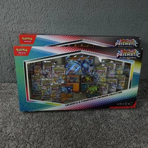 Pokemon TCG Prismatic Evolutions Lucario Ex + Tyranitar Ex Premium Collection X2 - Picture 1 of 6