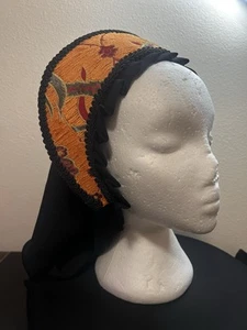Elizabethan Tudor French Hood and Snood Veil, Tudor/Renaissance head dress - Picture 1 of 9