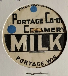 Milk Bottle Cap Portage Co-op Creamery, Portage, Wisconsin lot mm11 - Picture 1 of 2