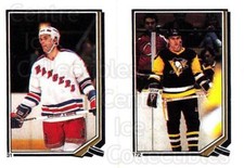 1987-88 O-Pee-Chee Stickers #031-172 Willie Huber, Jim Johnson