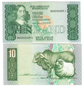 South Africa 10 Rand 1978 (1985) UNC "de Kock" - Picture 1 of 1