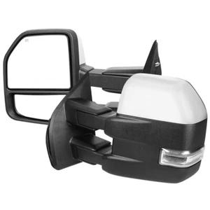 2015-2020 Ford F-150 Driver & Passenger Power Adjustable Heated Towing Mirrors 2 - Picture 1 of 6