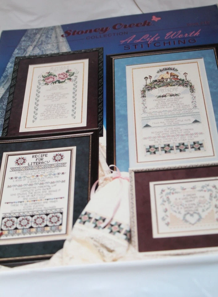 Stoney Creek Ita Life Worth Cross Stitch Patterns - Image 1 of 2