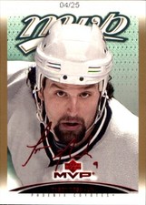 2003-04 Upper Deck MVP GOLD SCRIPT #329 Tyson Nash SERIAL #4/25 PHOENIX COYOTES