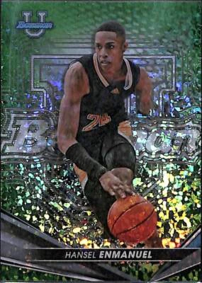 2022-23 Bowman's Best HANSEL ENMANUEL /99 Green Mini Diamond Austin Peay - Image 1 of 2