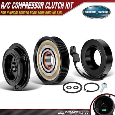 Kit embrague compresor aire acondicionado para Hyundai Sonata 2008 2009 2010 V6 3,3 L 12 V VS16N Foto 1 de 4