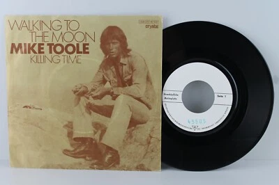 7" - MIKE TOOLE - Walking To The Moon - Killing Time - White Label Promo - Bild 1 von 2