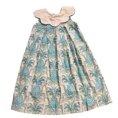 Vestido Le' Za Me Piña con Cuello Bishop Talla 4 Colorido Verano Ligero Foto 1 de 4