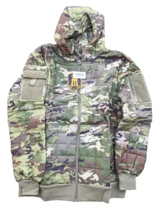Chaqueta Woobie OCP Larga Multicam Con Capucha Cremallera BAF + Parche Bandera - Imagen 1 de 16