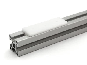 Gleiter glatt B-Typ Nut 8 B , VPE= 2 Stück (Gleiter passt NICHT bei I-Typ Nut 8) - Bild 1 von 2