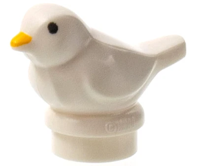 LEGO White Dove Small Bird Animal Pet Minifigure City Friends New