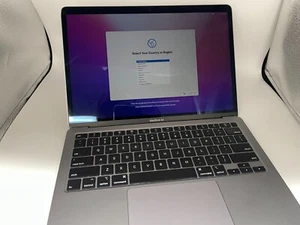 2020 Apple MacBook Air 13" Intel Core i7 16GB SSD 512GB szary - klasa C - Zdjęcie 1 z 5