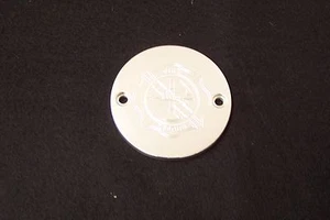 Fit's Harley Davidson Custom points/cam-cover Fire Fighter 2 hole - Picture 1 of 1