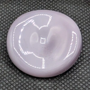 11 Czech Lavendar Moonstone Swirl Thumb Large Round Glass Buttons 1" - Picture 1 of 6
