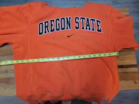 Vintage Oregon State Beavers Nike Team Center Swoosh Hoodie Embroidered Sz Med Cover