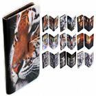 For iPhone 15 14 Plus Pro Max Apple Wallet Phone Cover - Tiger Print