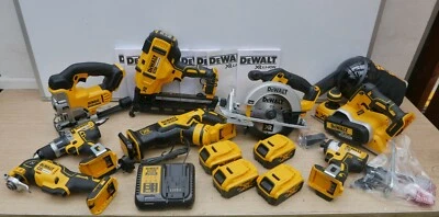 DeWalt 18V 8 kit Combo DCP580 DCN660 DCS367 DCS355 DCS391 DCD796 4 x 5 AH  - Image 1 of 2
