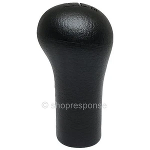 OEM Nissan 89-98 240SX S13 S14 5 Speed Shift Knob Black Rubber Leather Genuine - Picture 1 of 2